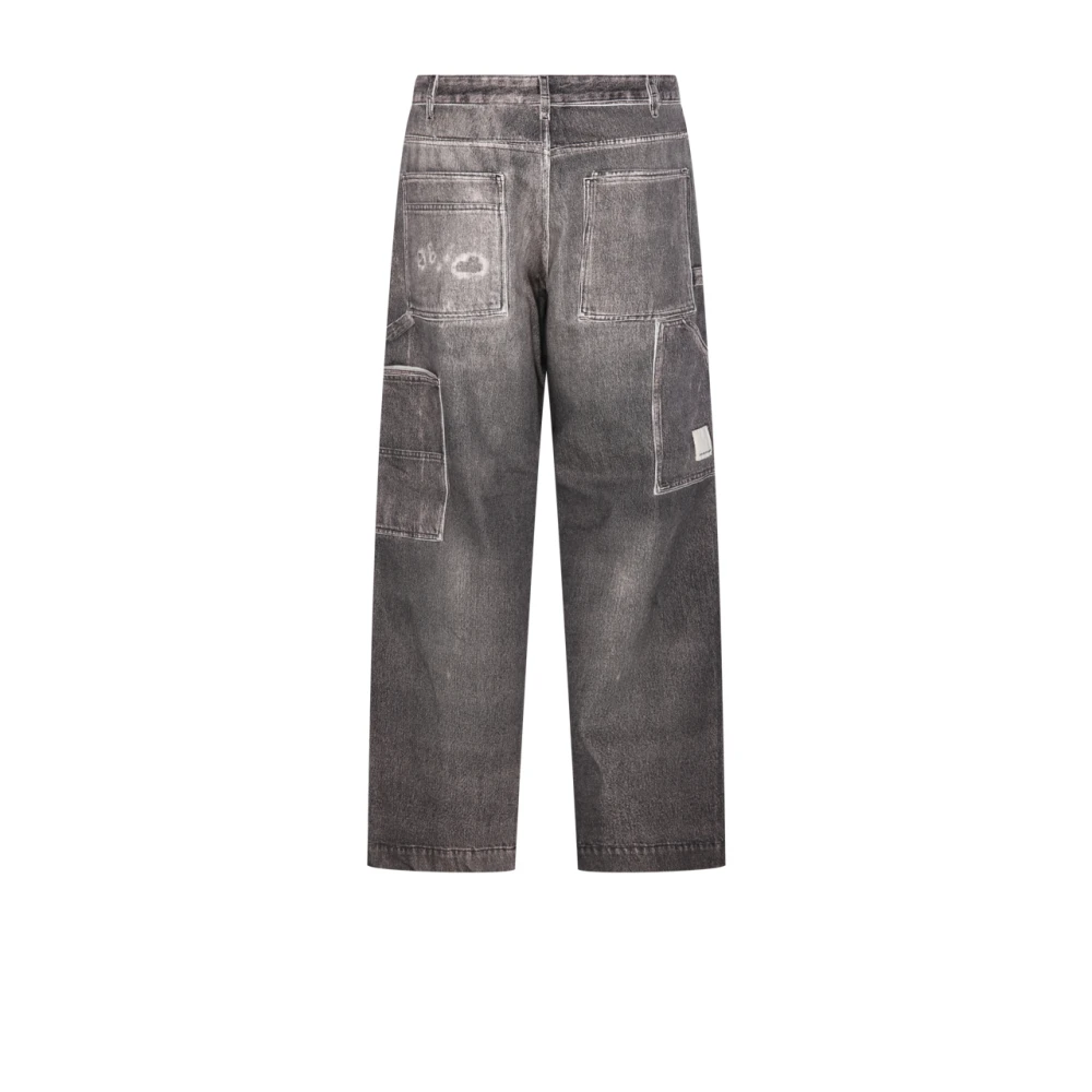 Emporio Armani Diagonaal Bruine Zakbroek Gray Heren