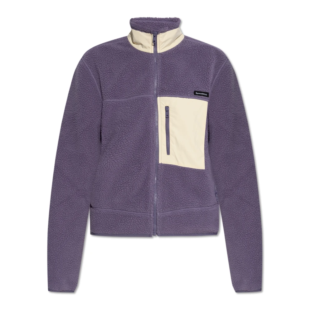 Sporty & Rich Fleece uit de Mountain collectie Purple Dames