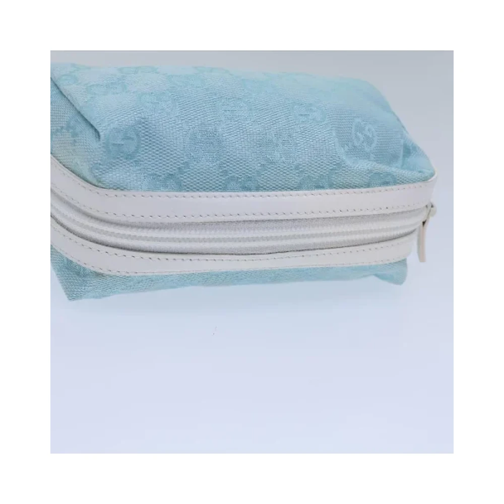 Gucci Vintage Pre-owned Canvas gucci-bags Blue Dames