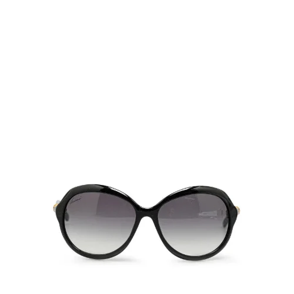 Gucci Vintage Pre-owned Plastic sunglasses Black Dames