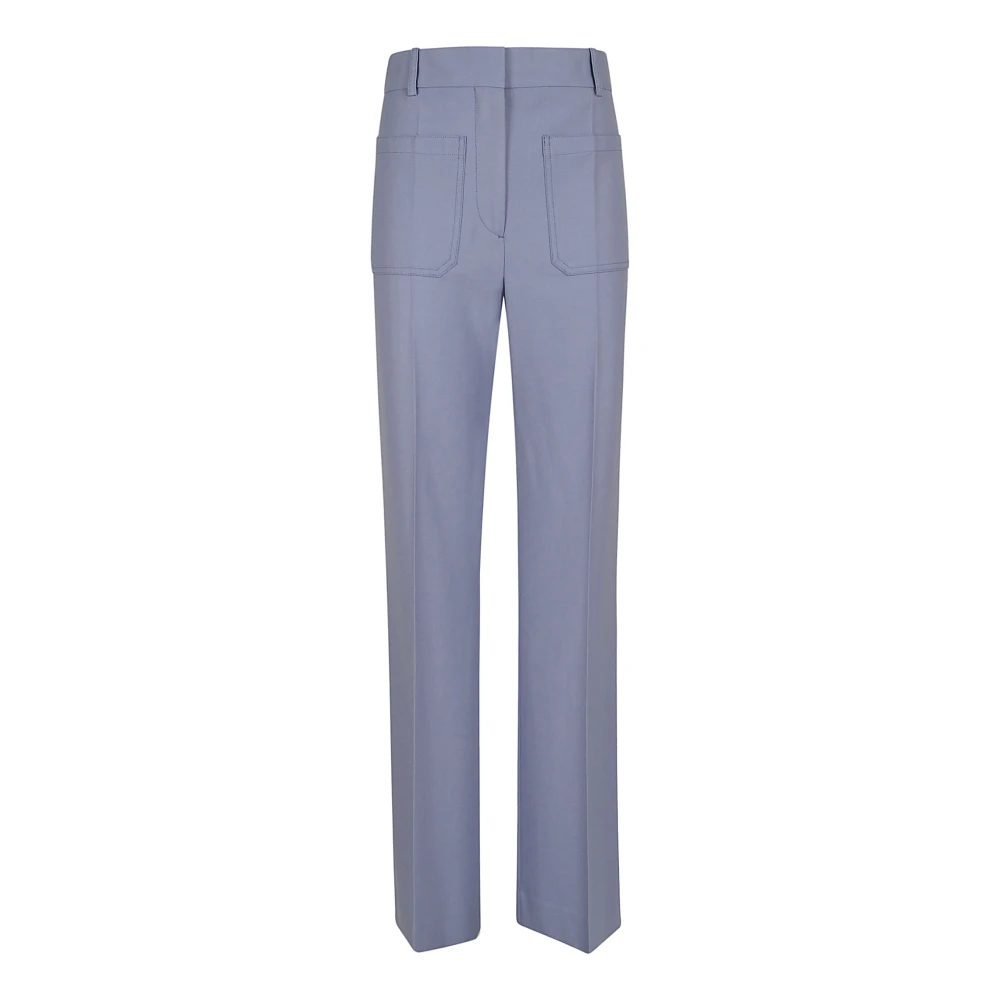 Victoria Beckham Blauwe Trouser Blue Dames