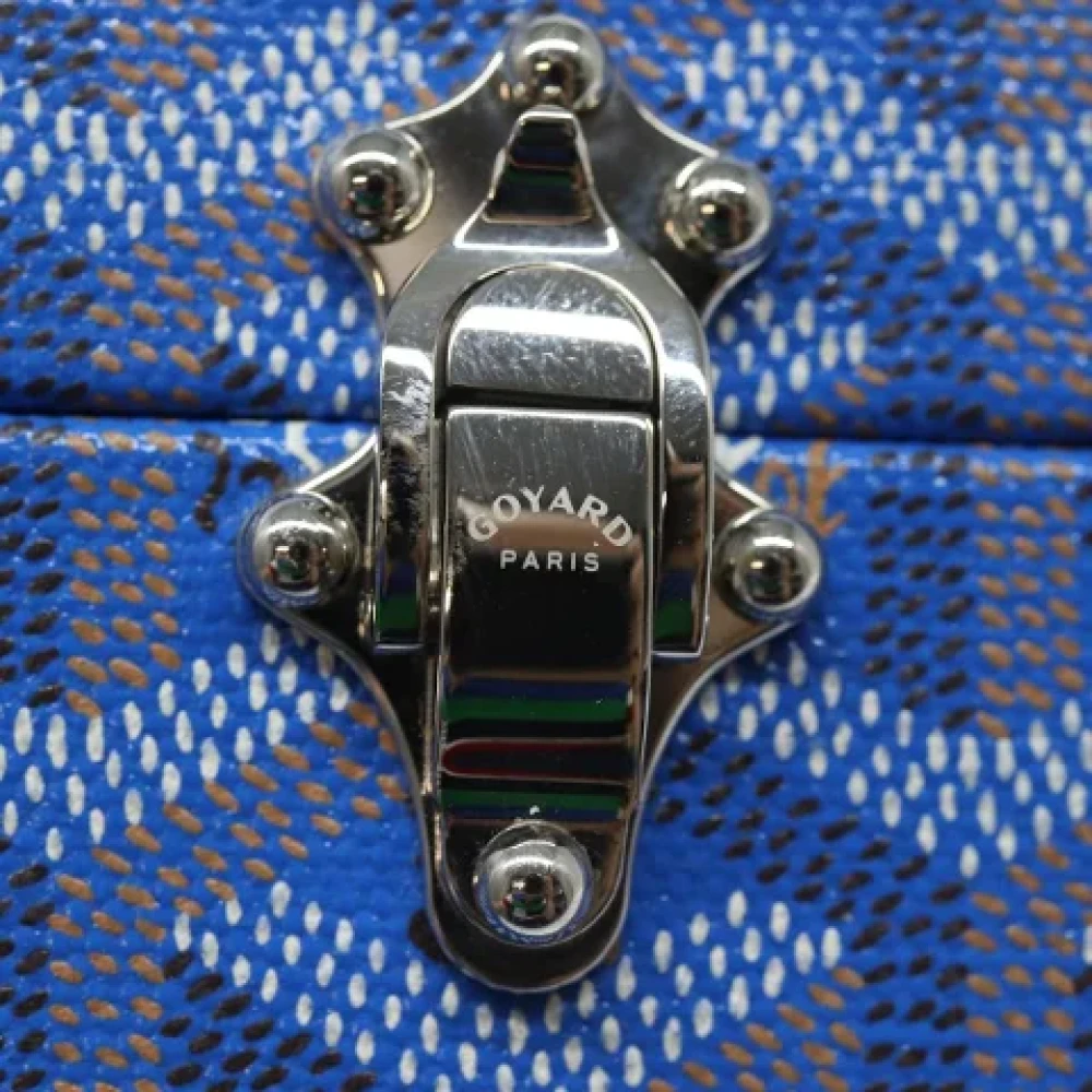 Goyard Vintage Pre-owned Leather pouches Blue Dames