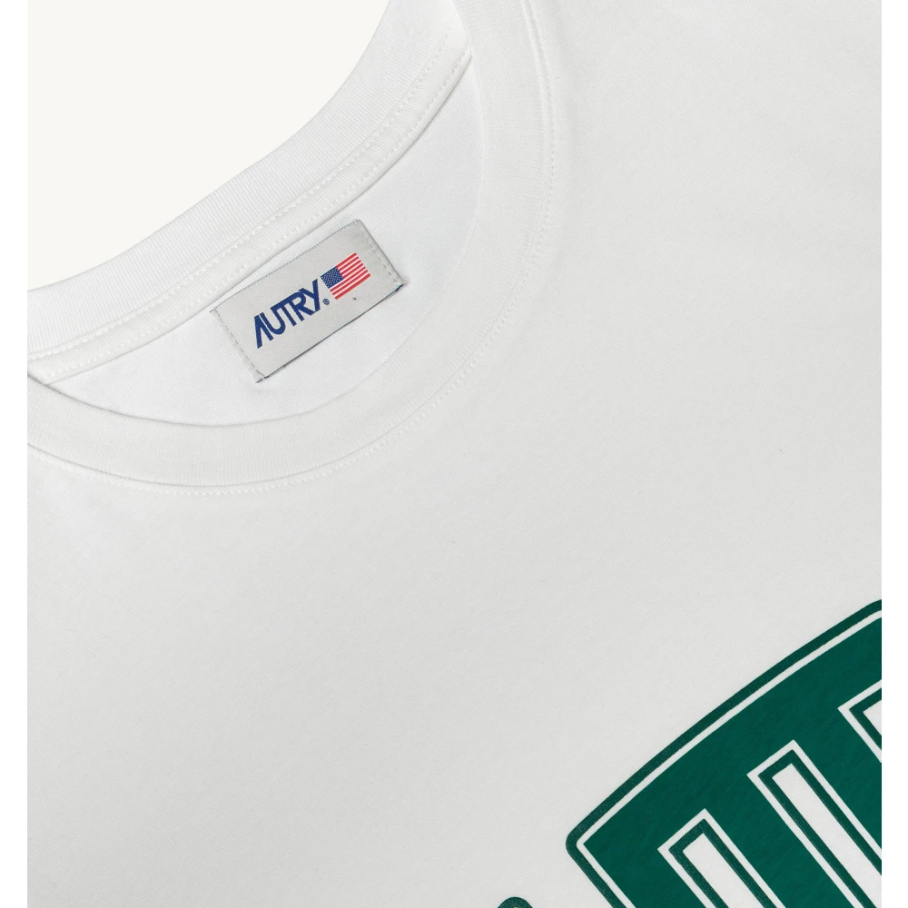 Autry T-shirt van katoen met halve mouwen White Heren