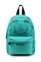 sac-a-dos-vert-en-polyester-avec-ecusson-grenouille