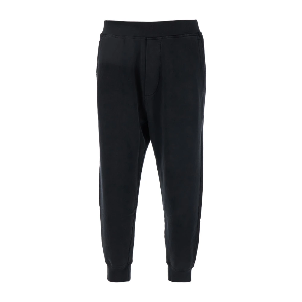 Dsquared2 Comfortabele Jogger Sweatpants met zijzakken Black Heren