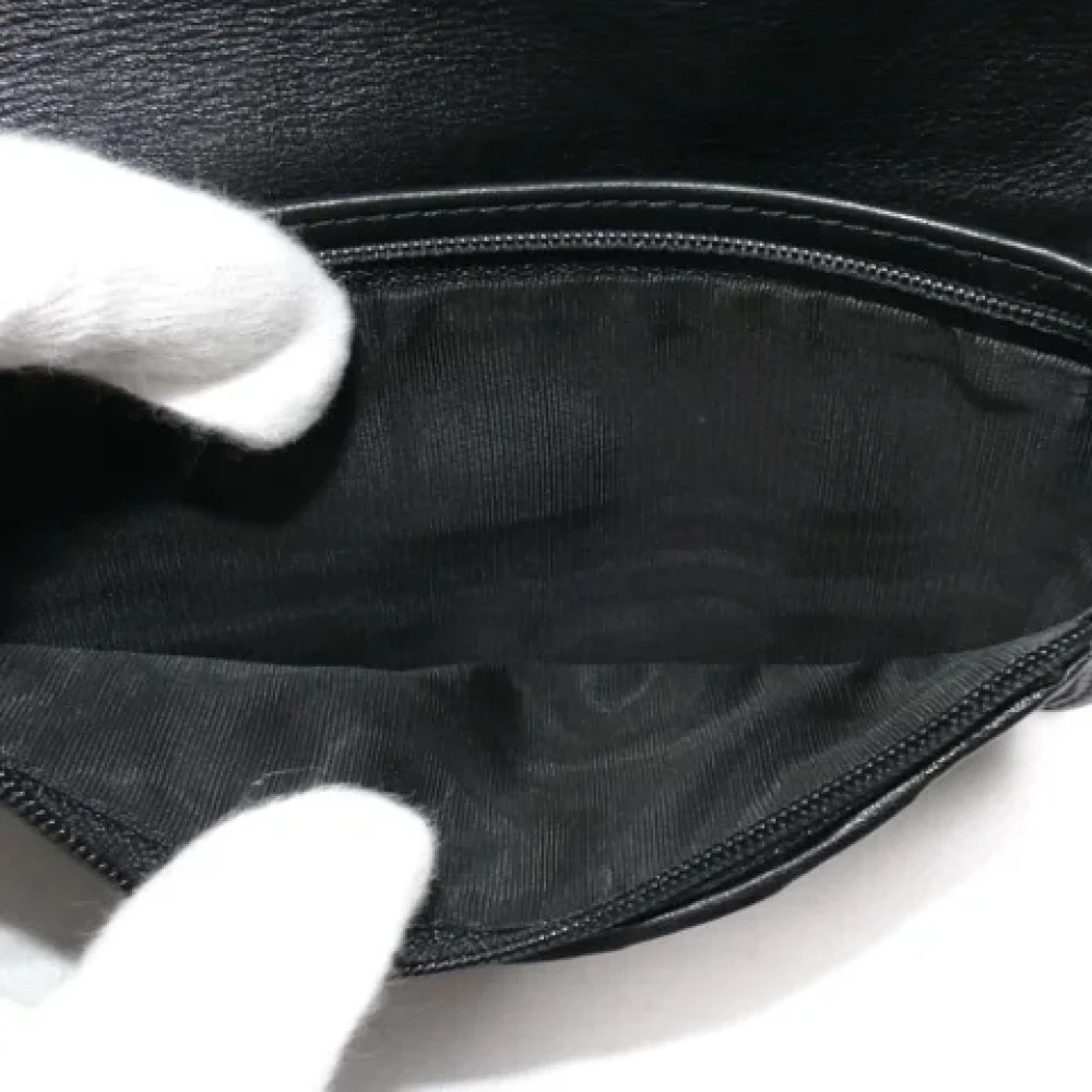 Gucci Vintage Pre-owned Leather wallets Black Heren