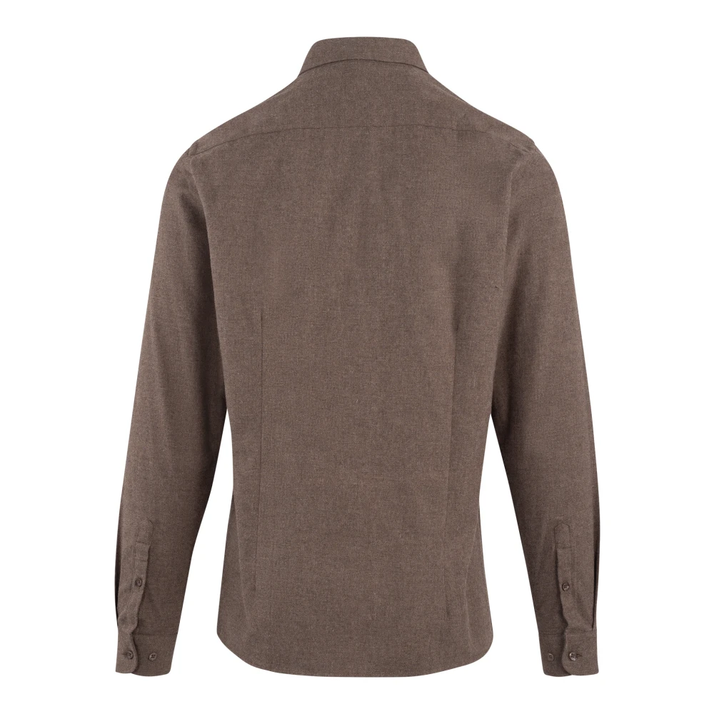 Urban Pioneers Luxe Bamboe Blend Overhemd Brown Heren