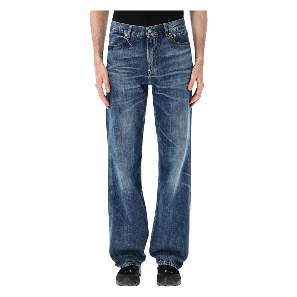 Our Legacy Men's Blue Straight Fit Jeans, W32, Carson Cut