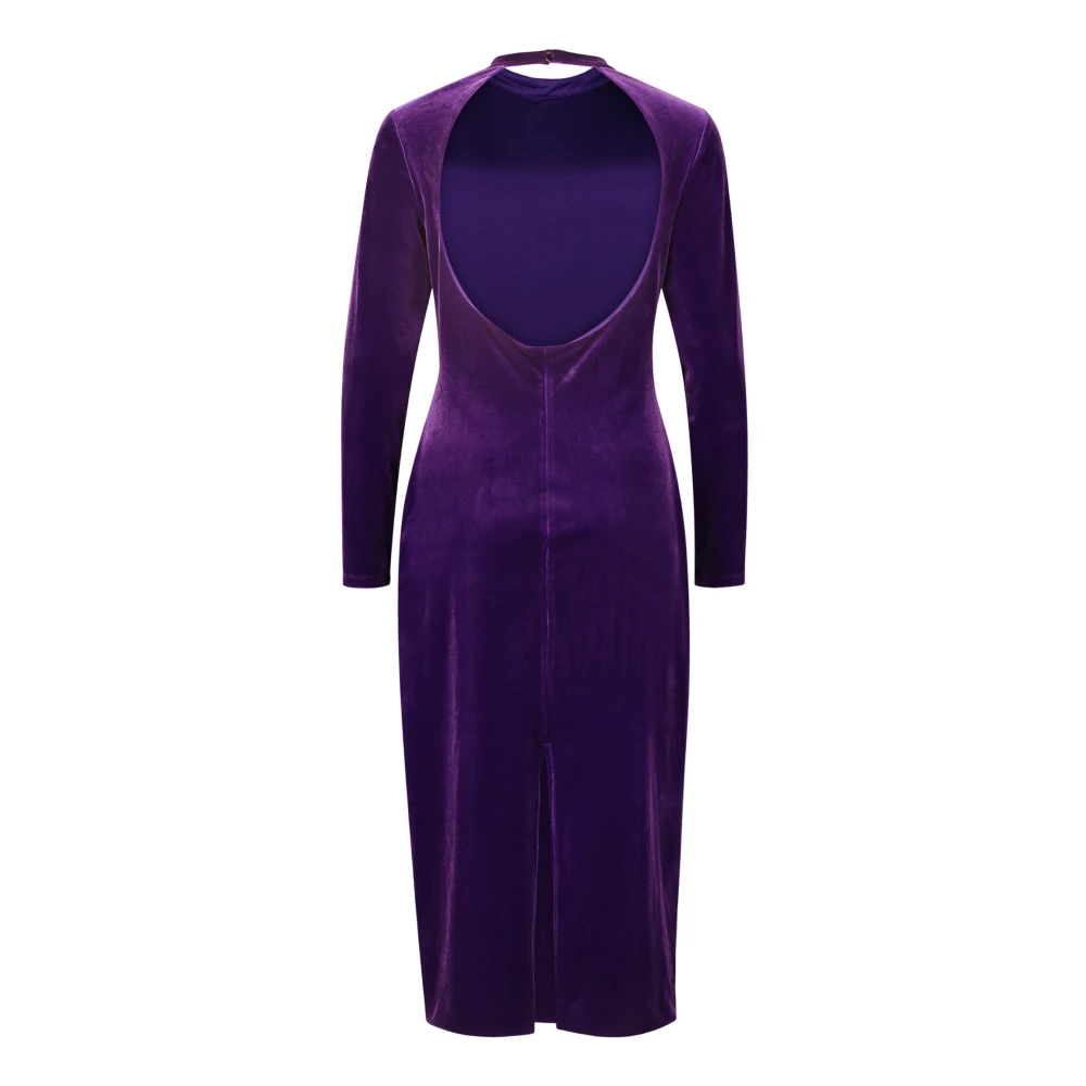 Vera Mont Rugloze Cocktailjurk Purple Dames