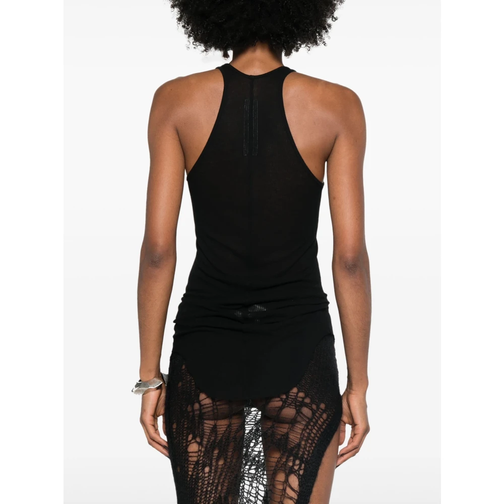 Rick Owens Rib Tanktop Black Dames