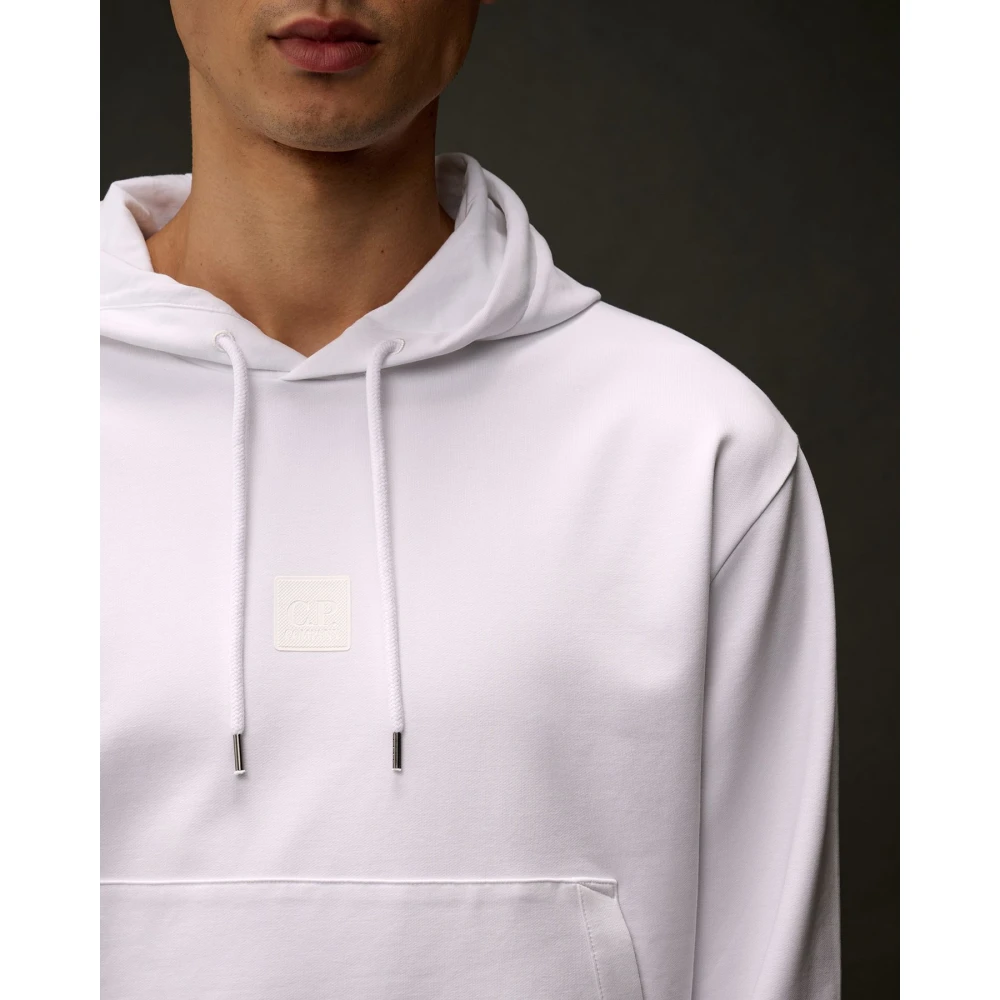 C.P. Company Witte Metropolis hoodie White Heren