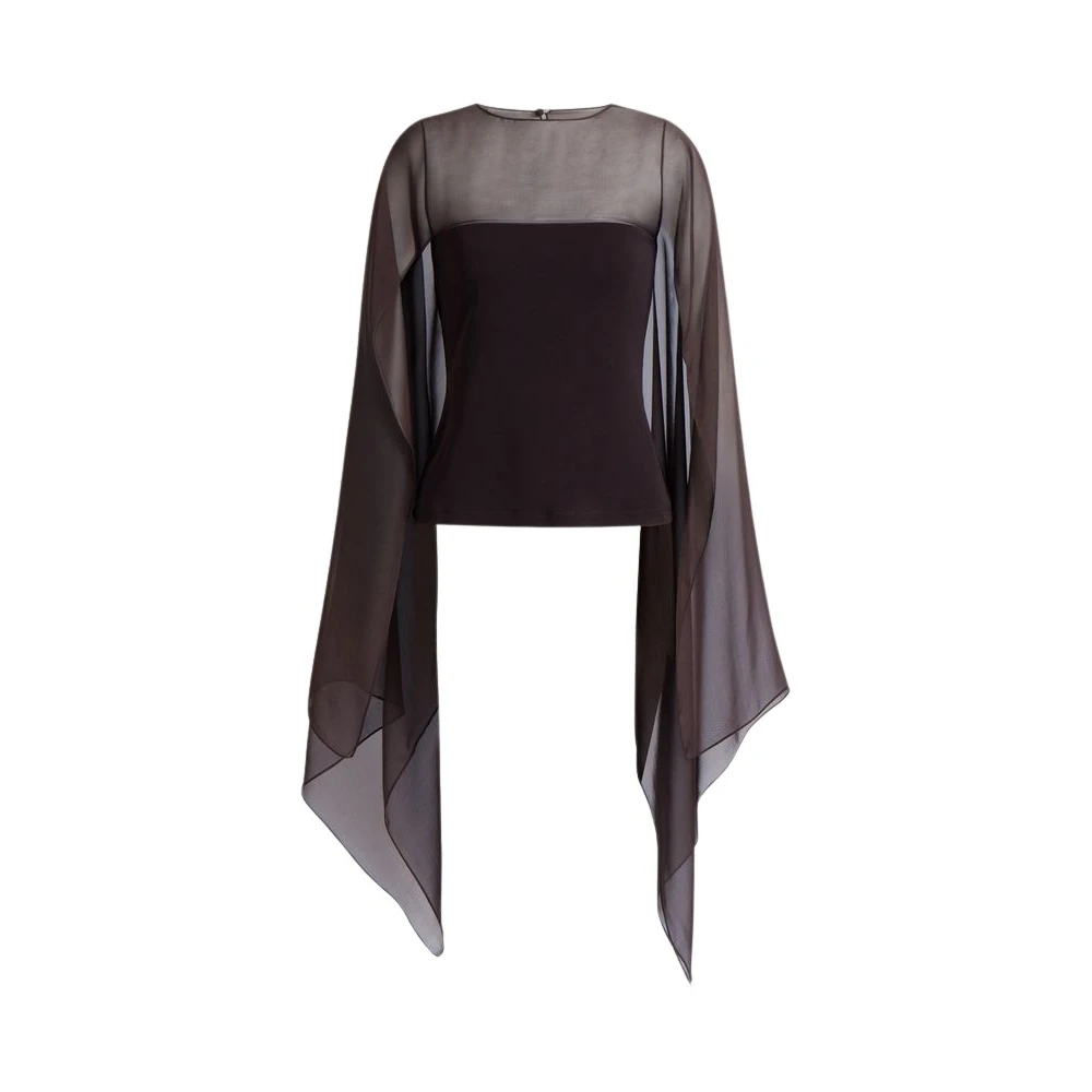 Alberta Ferretti Women's Brown Blouses, S, Blouses