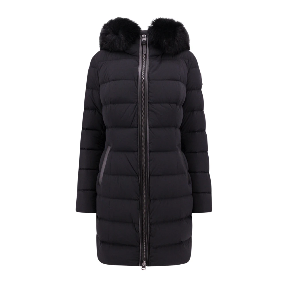 Mackage Zwarte Gewatteerde Lange Jas voor Vrouwen Black Dames