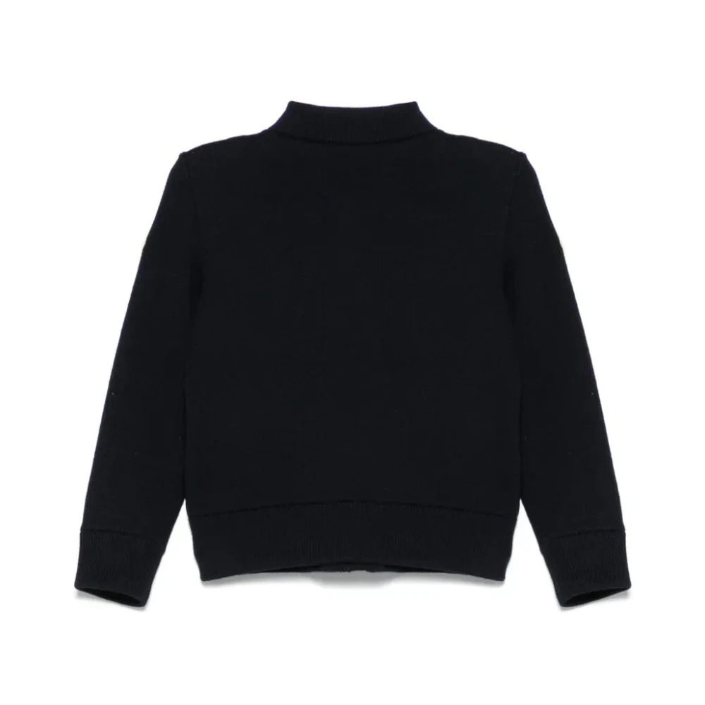 Moncler Gebreide Cardigan Sweater Blue Unisex