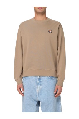 sweatshirt-gris-tete-de-tigre