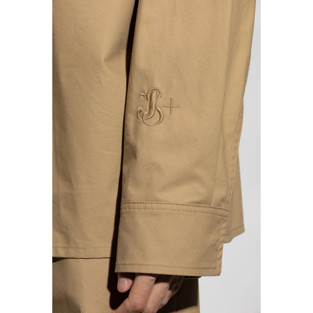 Jil Sander Overhemd met zakken Beige Heren