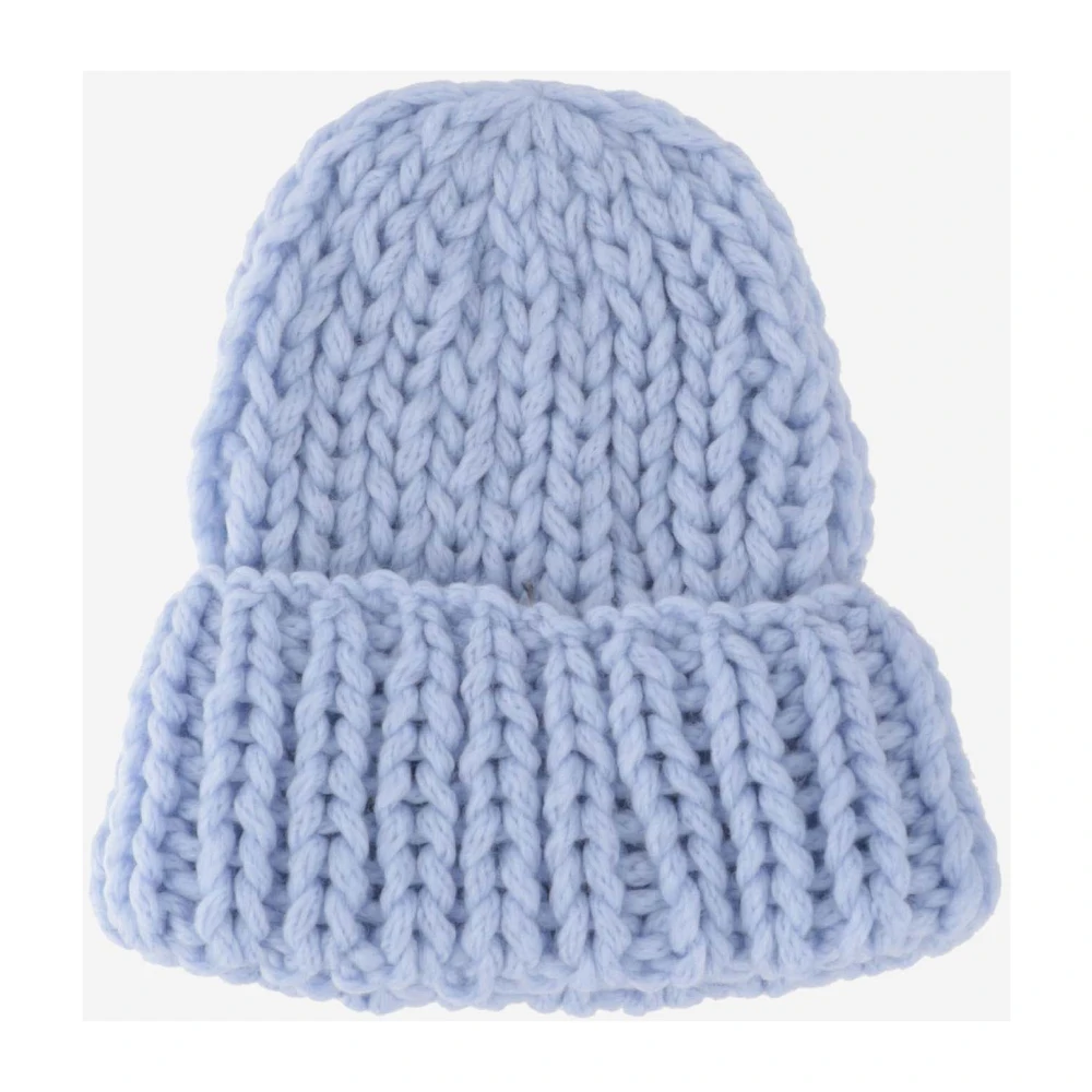 Evyïnit Luxe Merinowolmix Gebreide Beanie Blue Dames