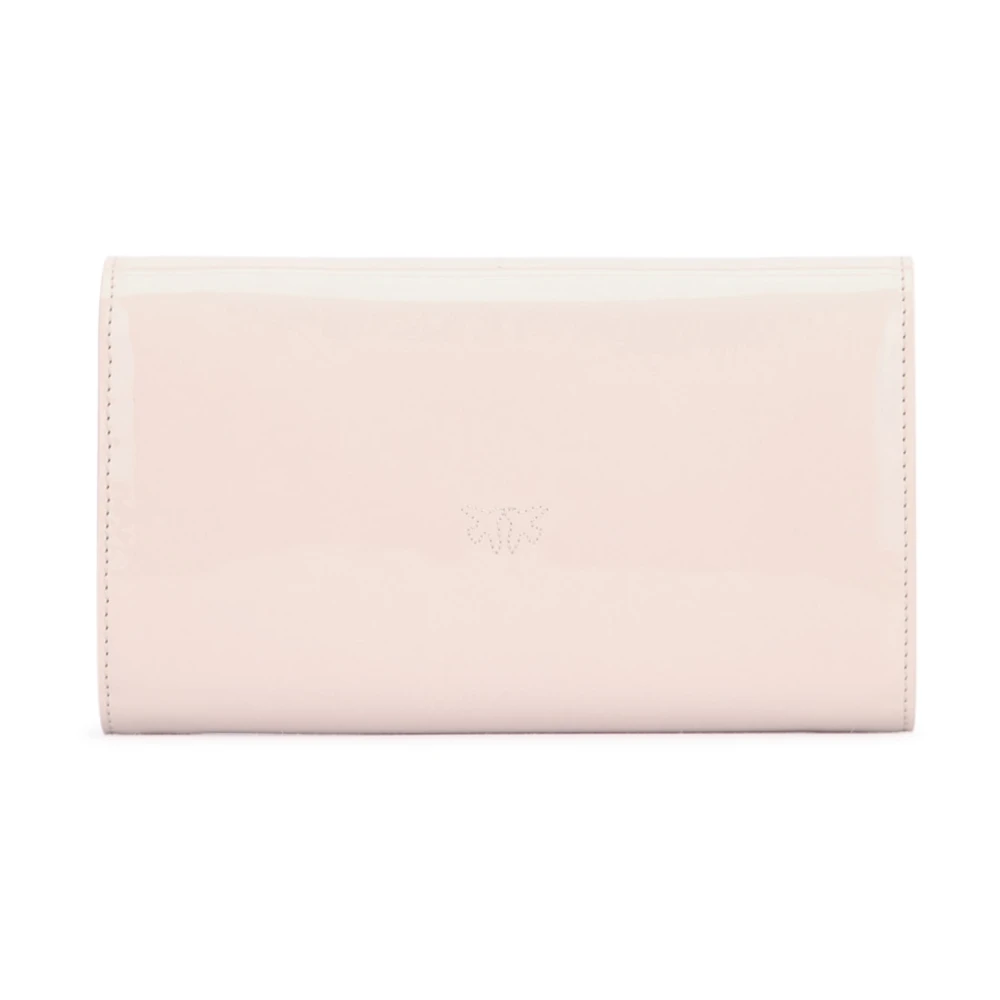 pinko Stijlvolle Portemonnee met Meerdere Compartimenten Pink Dames