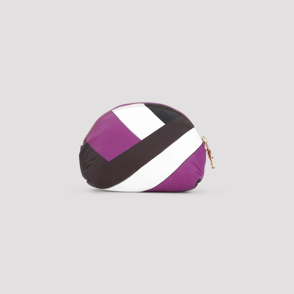 EMILIO PUCCI Roze & Paarse Clutch Tas Multicolor Dames