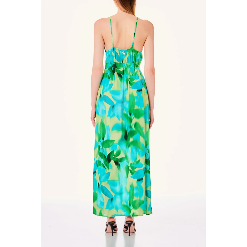 Liu Jo Navy Statement Jurk Multicolor Dames