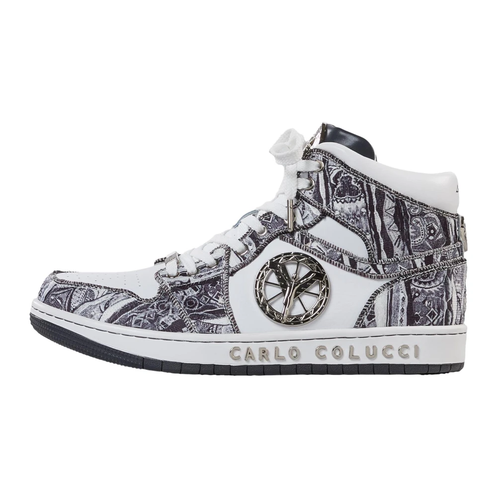Carlo Colucci High-Strick Sneaker Dal Ri Uniek Artistiek Ontwerp unisex Schoenen Veelkleurig Multicolor