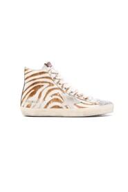 Sneakers Francy z nadrukiem zebry i leoparda