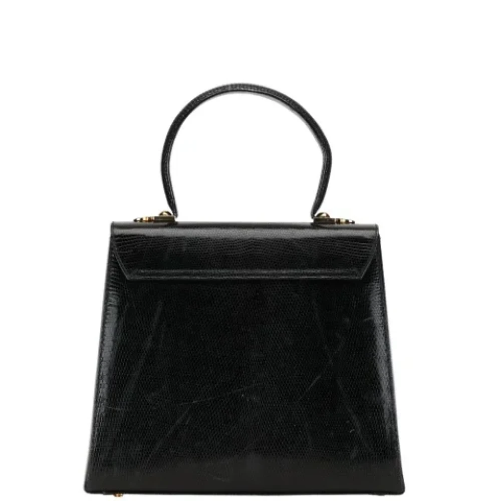 Salvatore Ferragamo Pre-owned Fabric handbags Black Dames