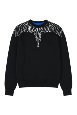 Sweatshirt med kontrasttryck