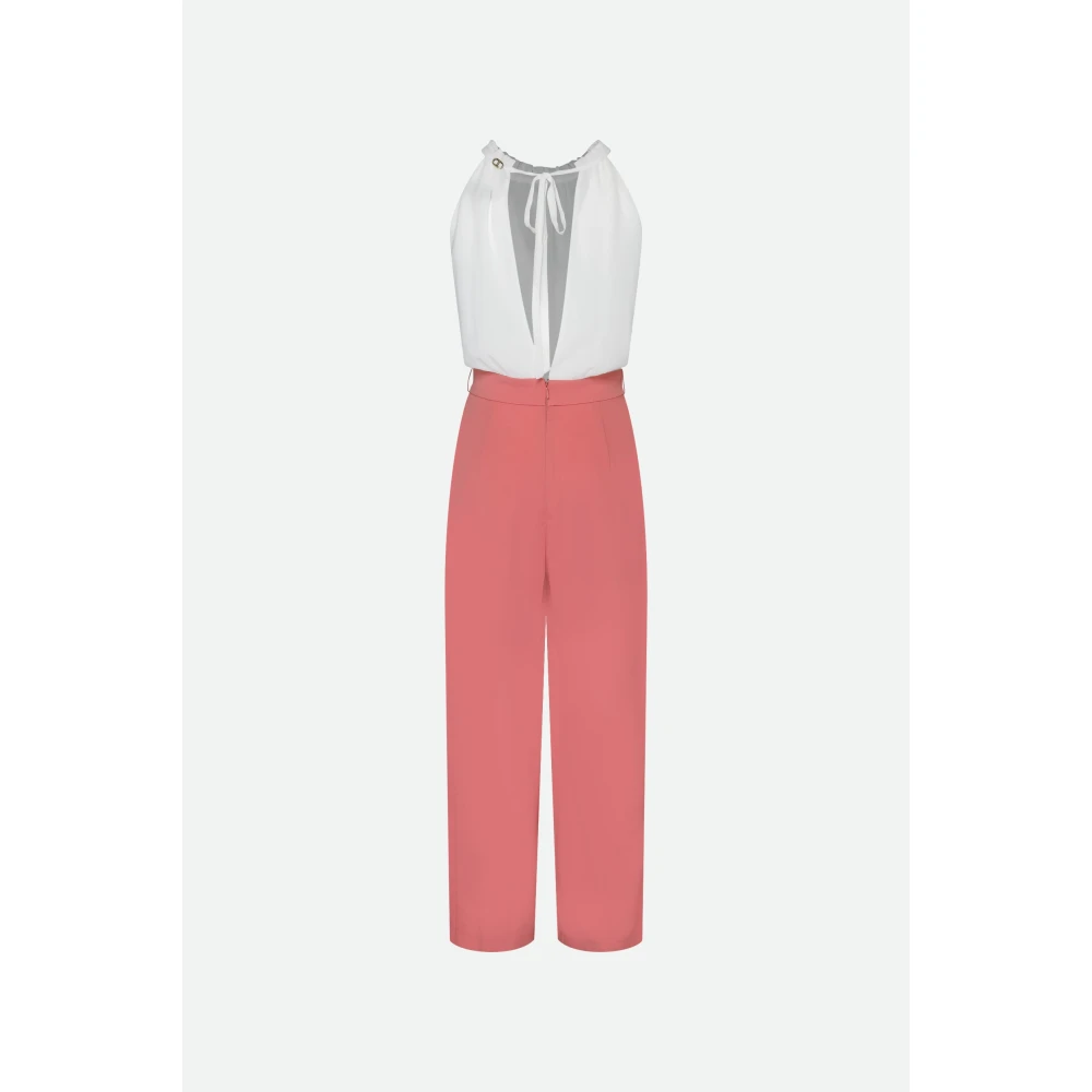 Twinset Multicolor jumpsuit met achterhalslijn Multicolor Dames