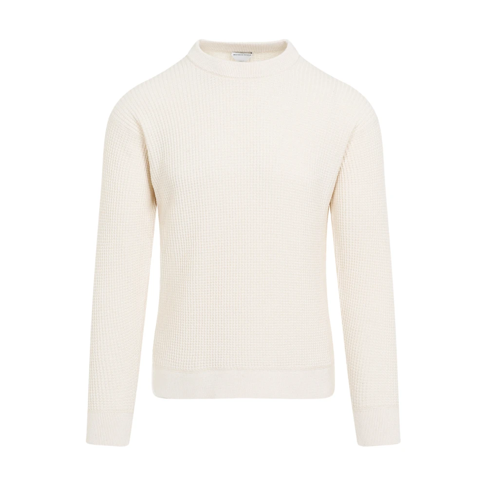 Bottega Veneta Witte Sweater Aw24 Stijlvol Comfortabel Beige Heren