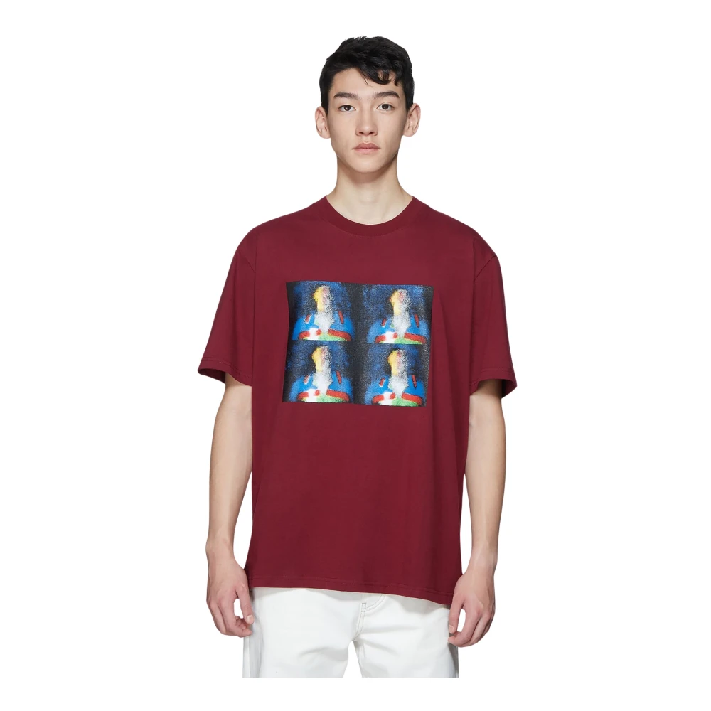 Hpnx Uomo Rosso Top, S, New,