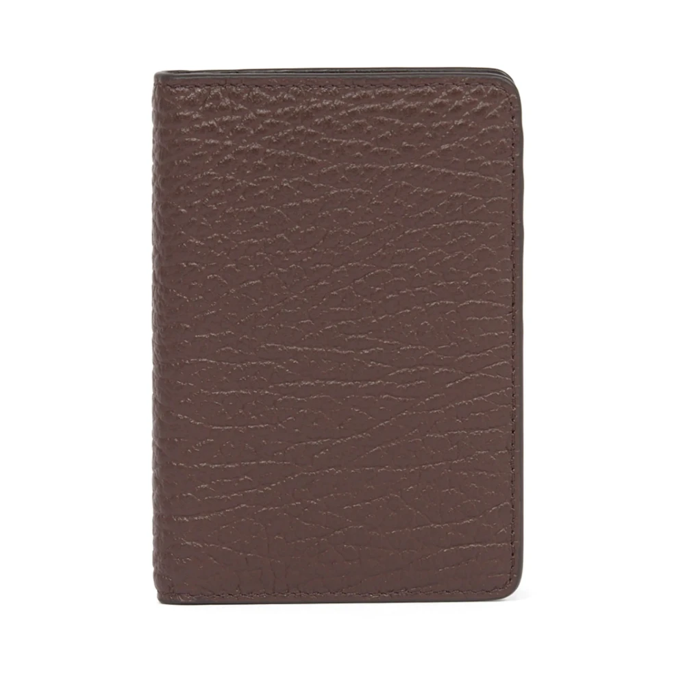 Maison Margiela Bruin Signature Bi-Fold Kaarthouder Portemonnee Brown Heren