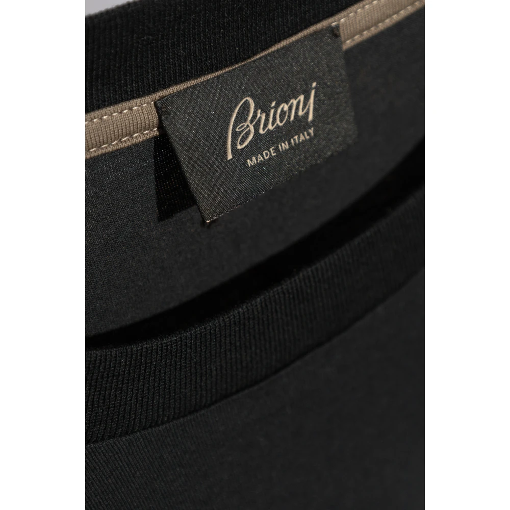 Brioni Lange mouwen T-shirt Black Heren