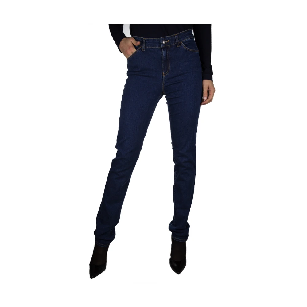 Emporio Armani Tillräckligt med Handväskor, Emporio Armani Skinny Jeans för Damer Blue, Dam