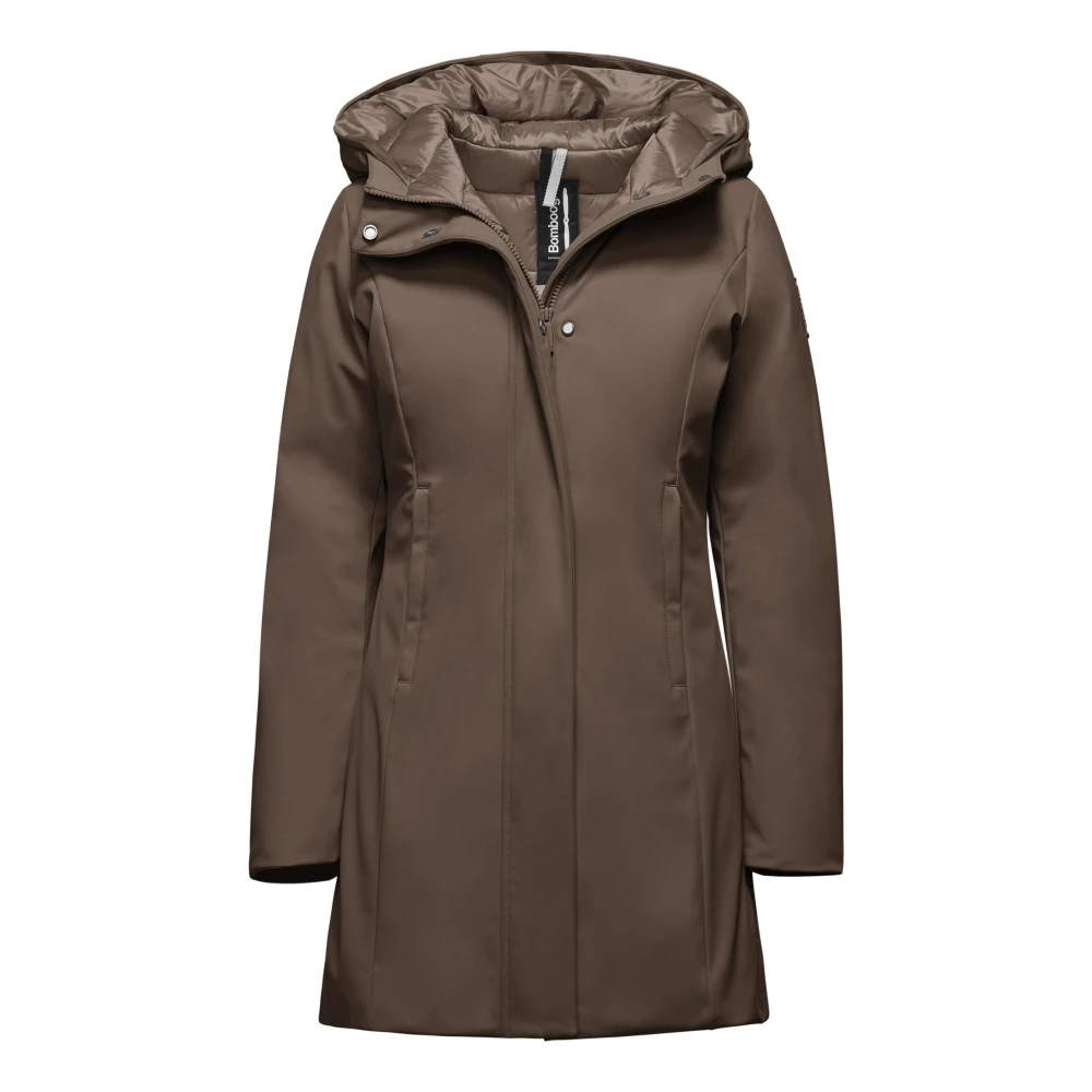 BomBoogie Winterparka met capuchon Brown Dames