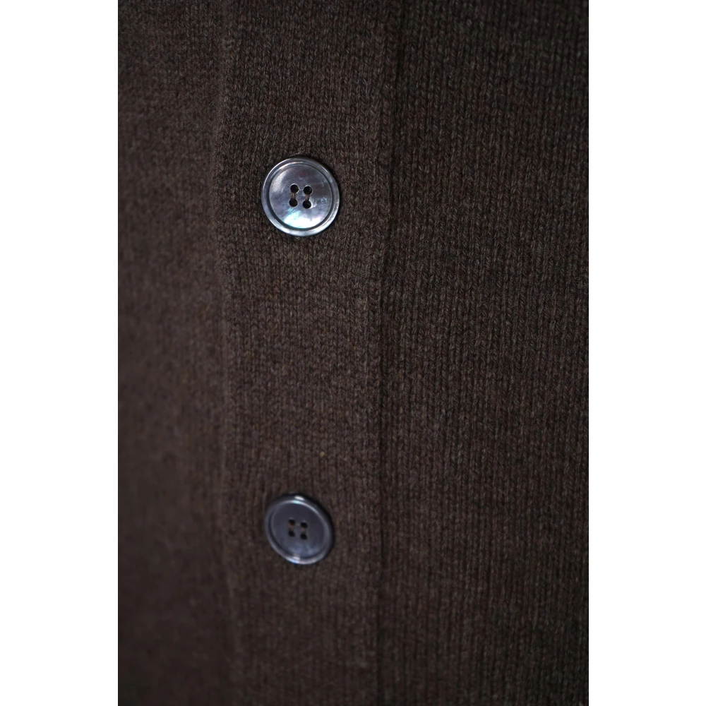 Daniele Fiesoli Rasato Cardigan Sweaters Gray Heren