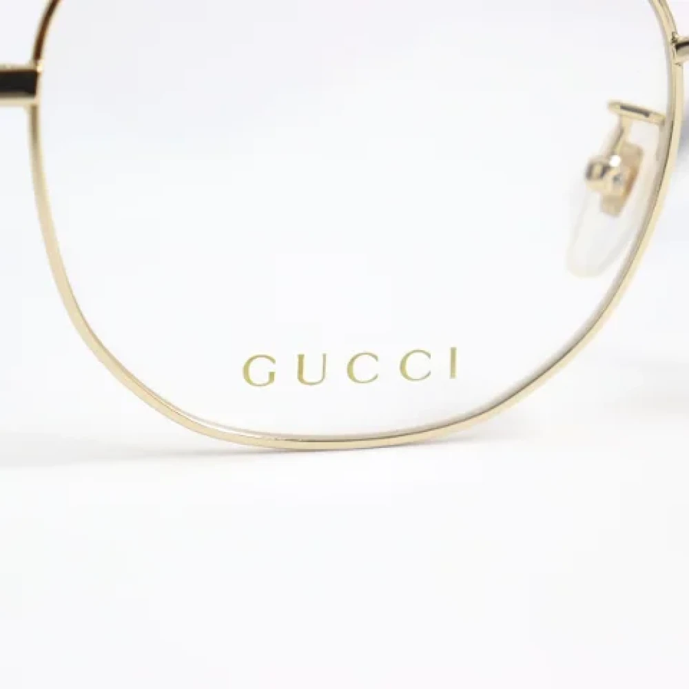 Gucci Vintage Pre-owned Metal sunglasses Brown Dames