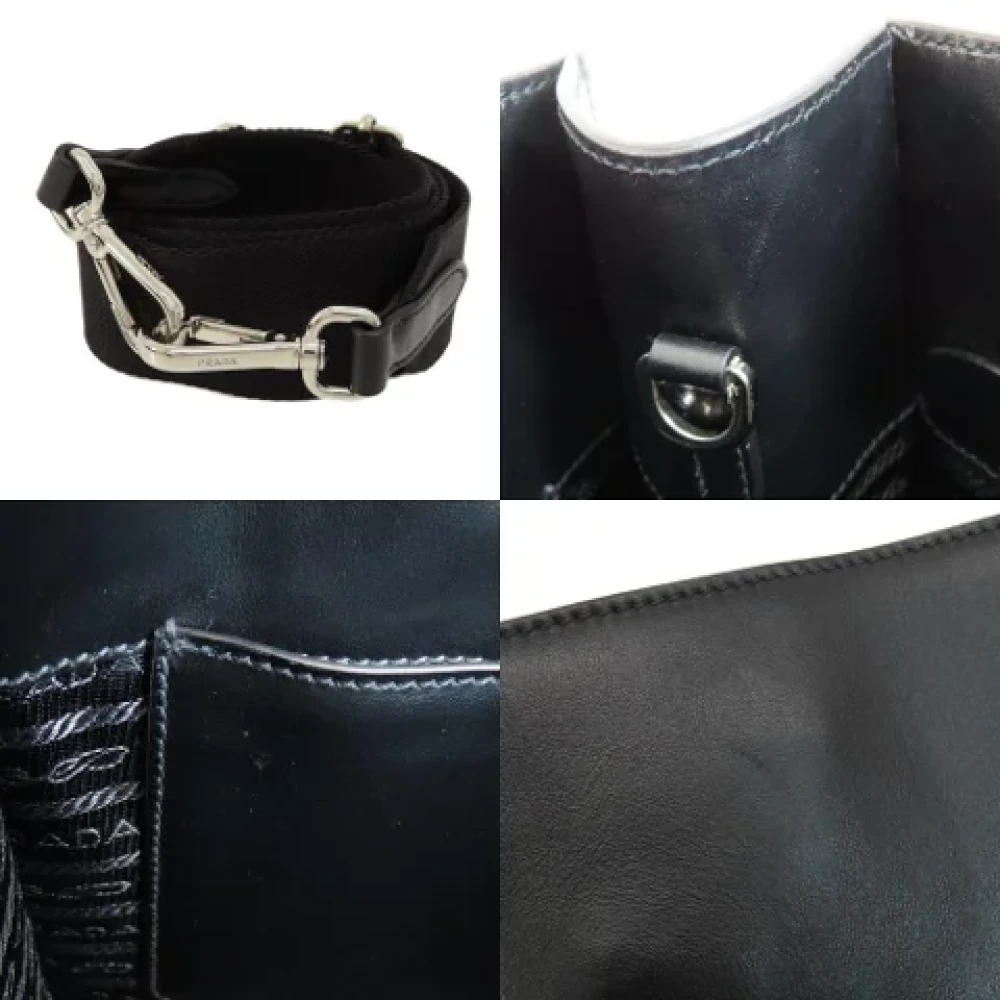 Prada Vintage Pre-owned Fabric prada-bags Black Dames