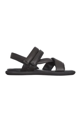 Platt Lädersandal