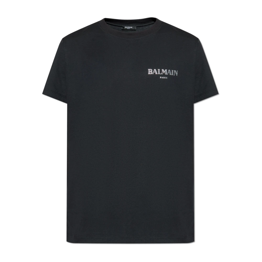 Balmain - Tops > T-Shirts - Black - Balmain - Modalova