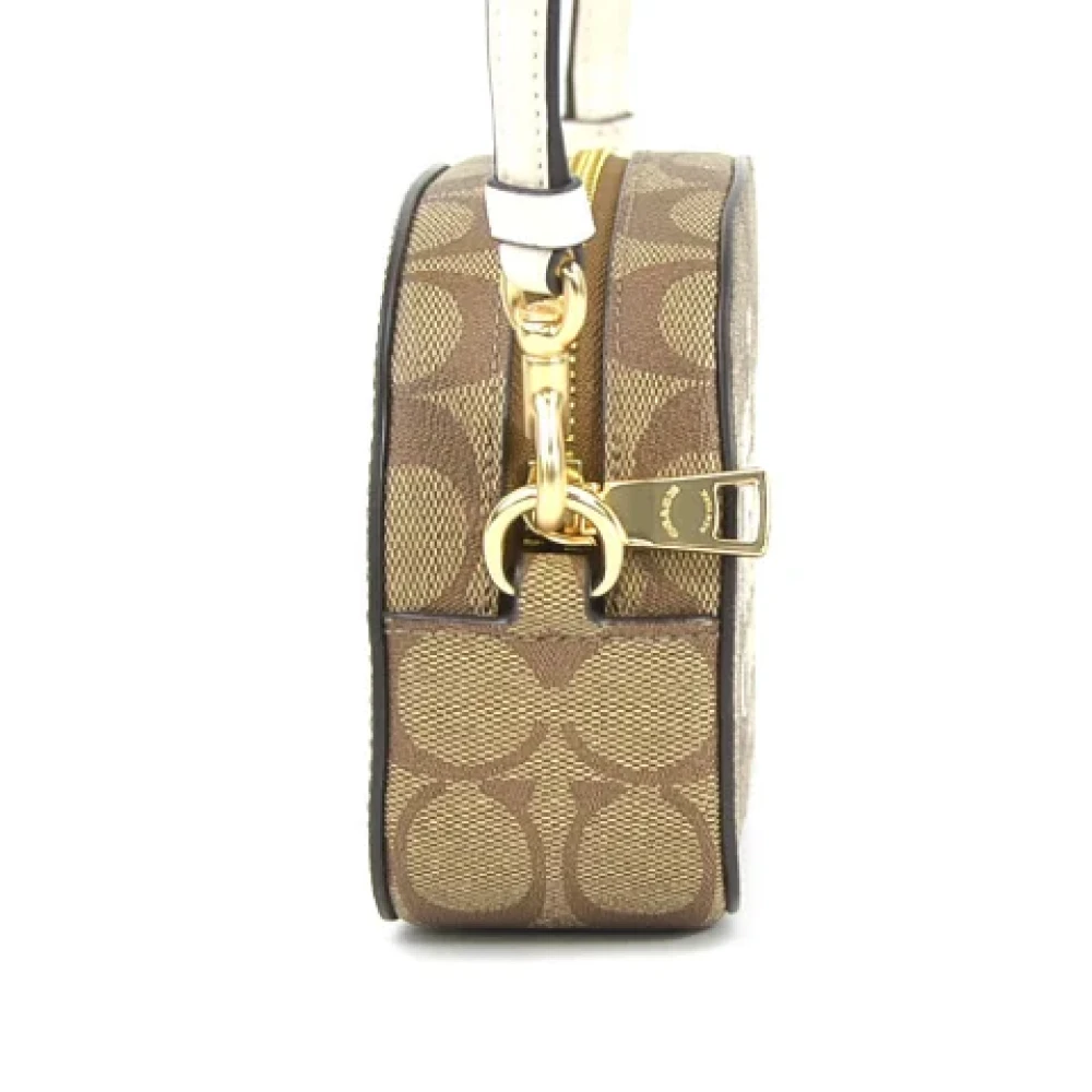 Coach Pre-owned Canvas shoulder-bags Brown Dames