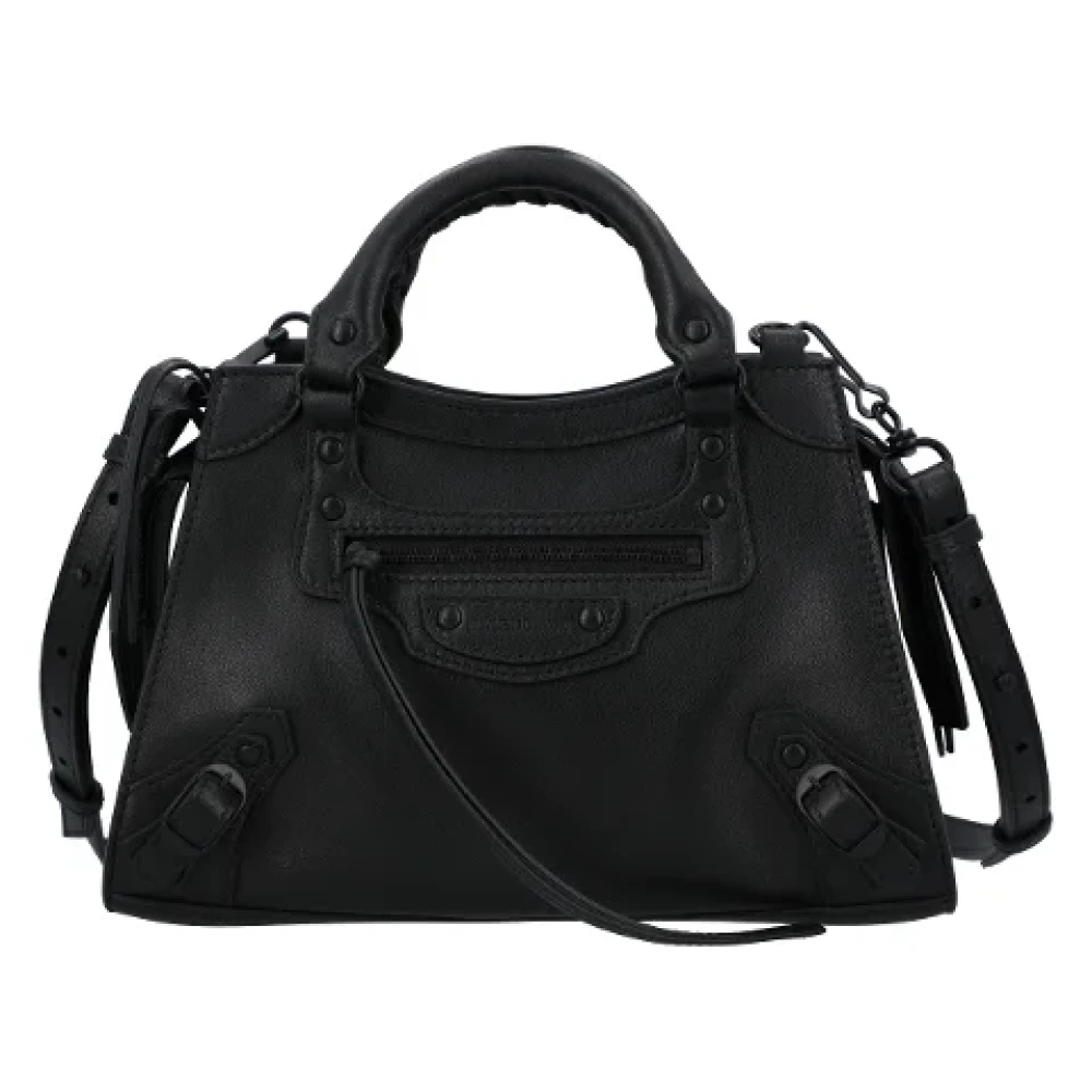 Balenciaga Leather handbags Black Dames