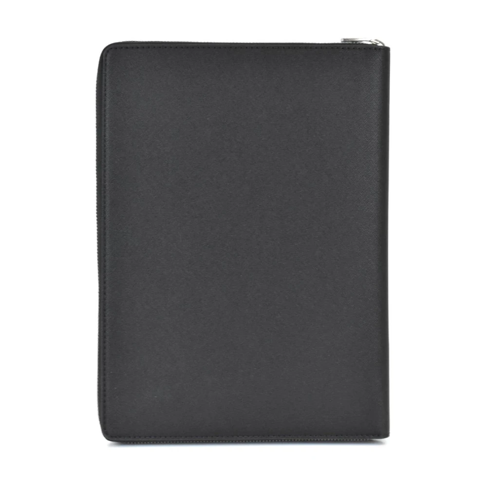 Guess Zwarte PU Leren Clutch Uni Stijl Black Heren