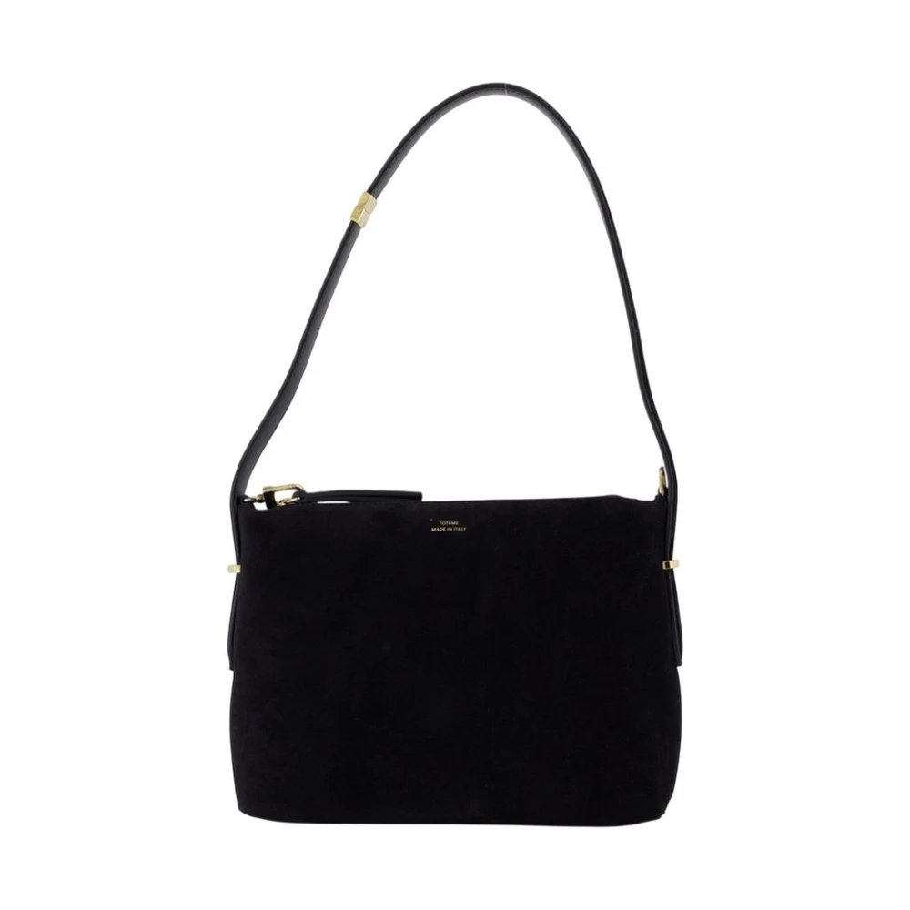 Totême Women's Black Leather Wristlet Purse With Top Handle