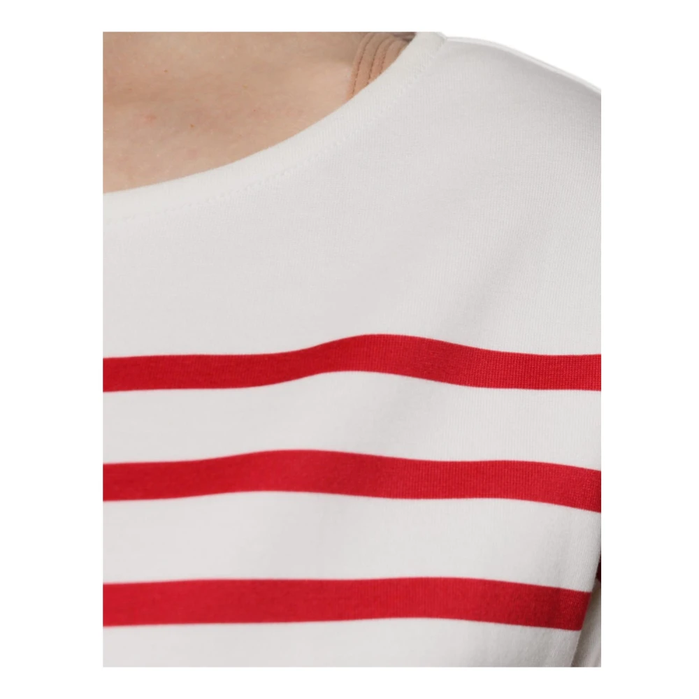 Dolce & Gabbana Gestreepte Logo Longsleeve Top Multicolor Dames