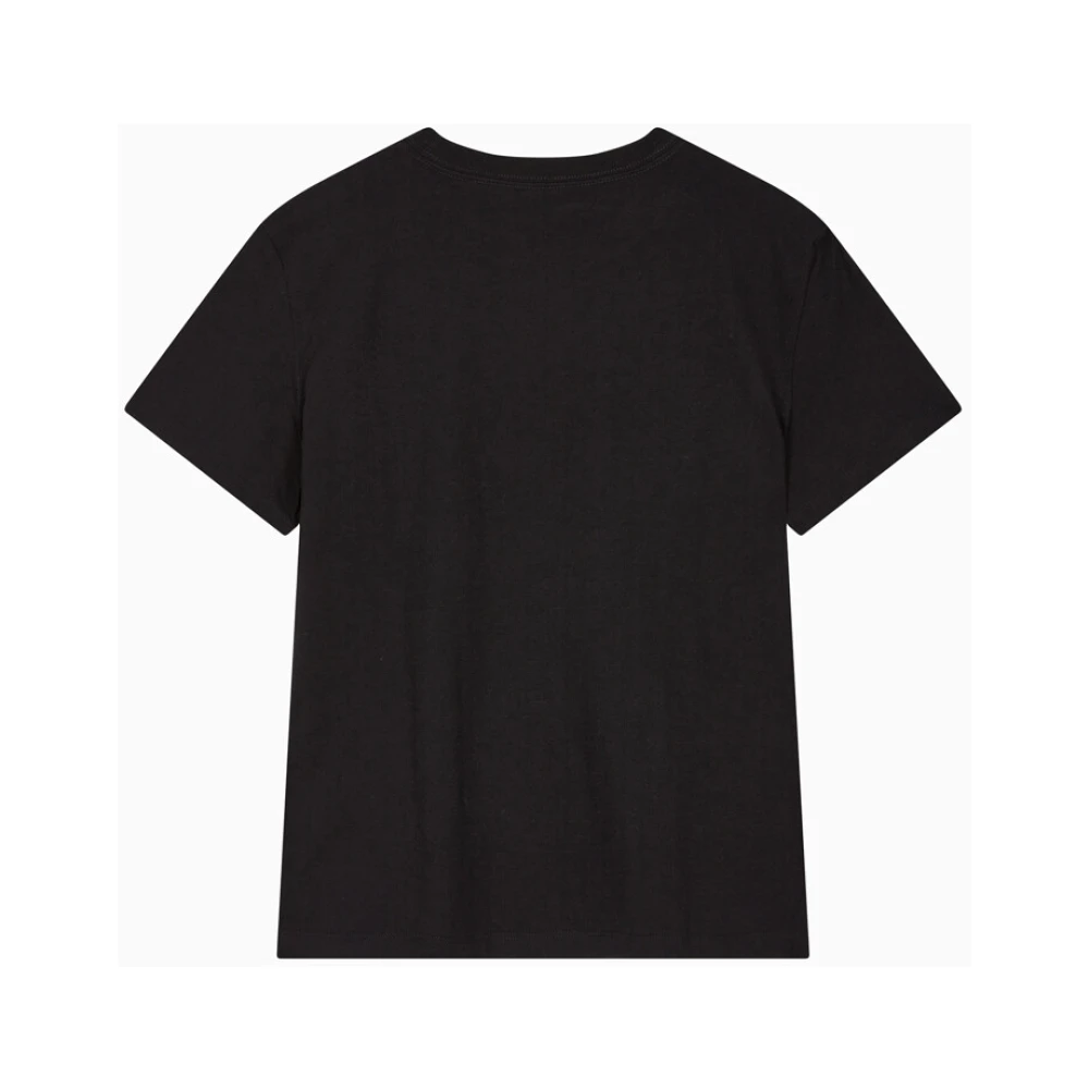 Calvin Klein Jeans Korte Mouw Logo Voorkant Heren T-Shirt Black Heren