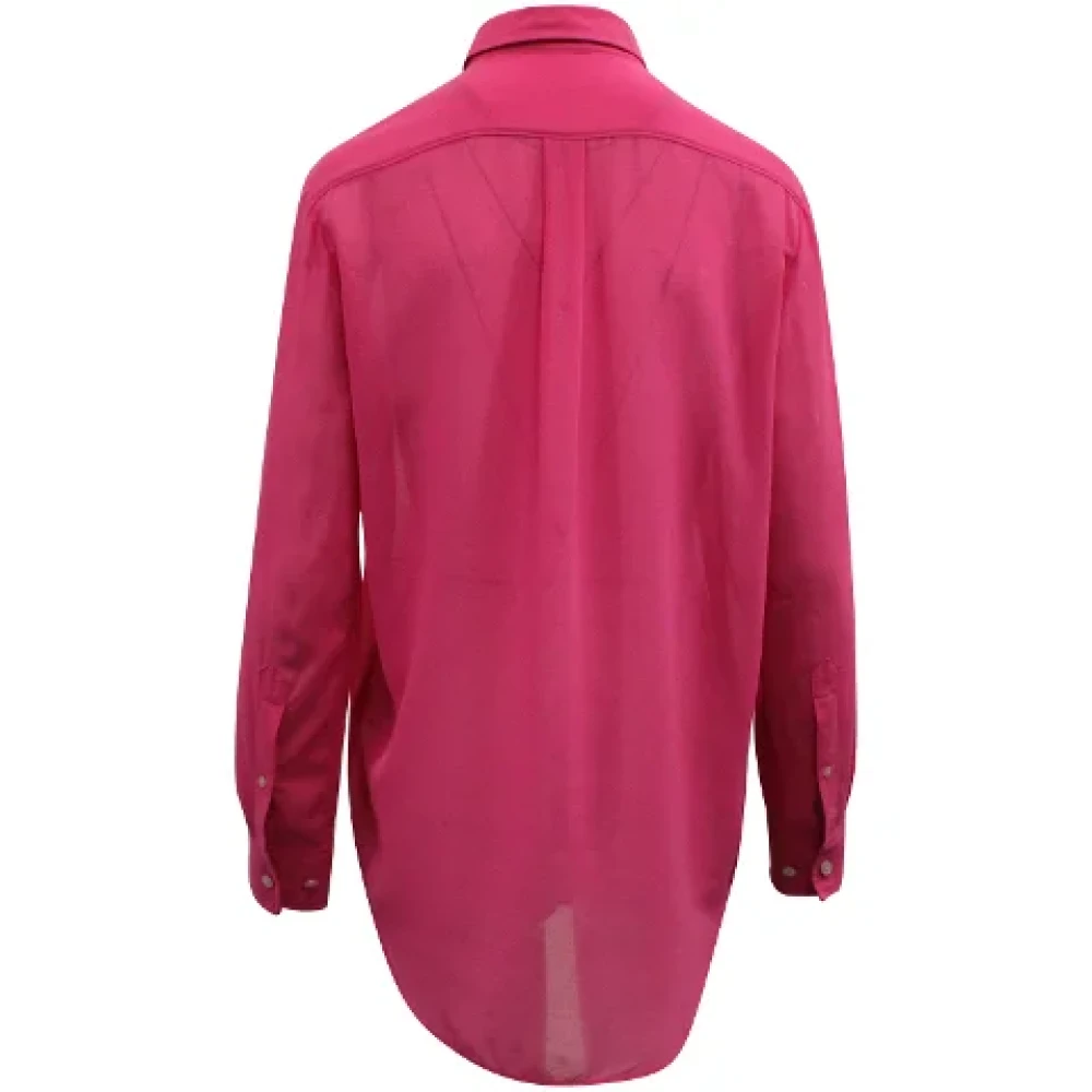 Acne Studios Pre-owned Polyester tops Pink Dames