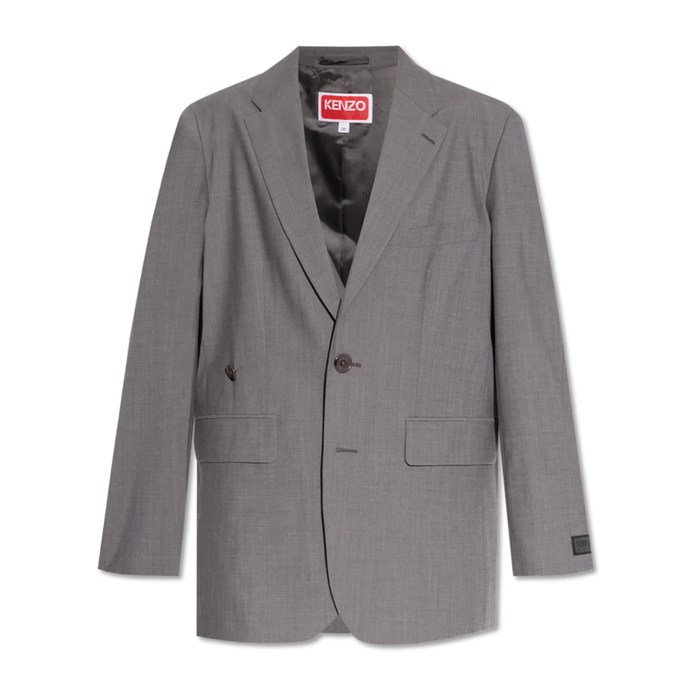 Kenzo - Jackets > Blazers - Gray - Kenzo - Modalova