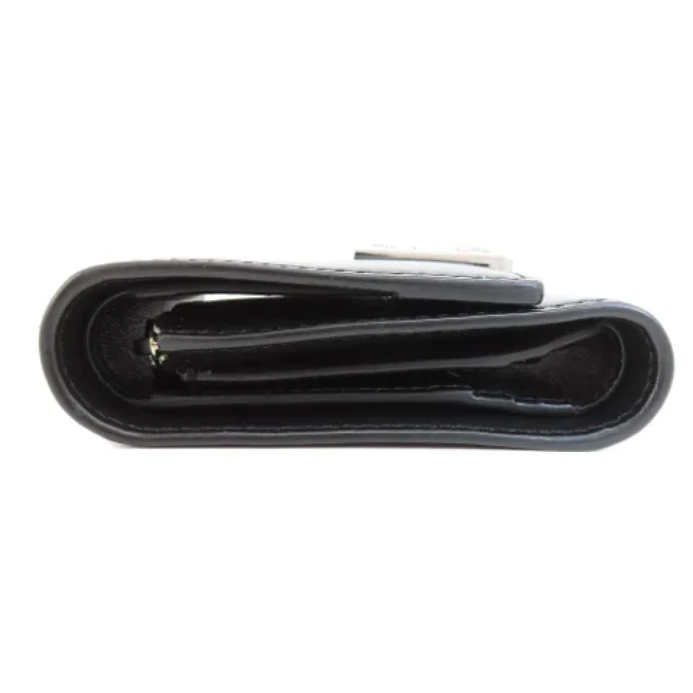 Givenchy Pre-owned Leather wallets Black Dames