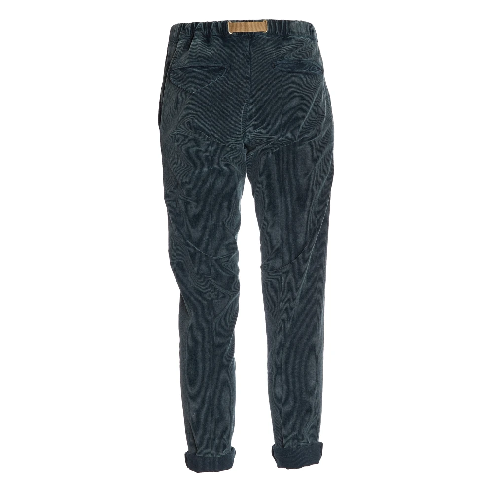 White Sand Blauwe Velvet Trekkoordbroek Blue Heren